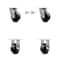 Service Caster 4 Inch Glass Filled Nylon Caster Set with Roller Bearings 2 Swivel Lock 2 Rigid SCC-30CS420-GFNR-BSL-2-R-2 - alternate 1